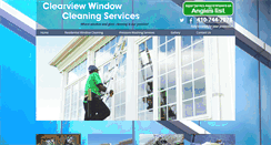 Desktop Screenshot of clearviewwindowcleaningservices.com