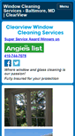 Mobile Screenshot of clearviewwindowcleaningservices.com